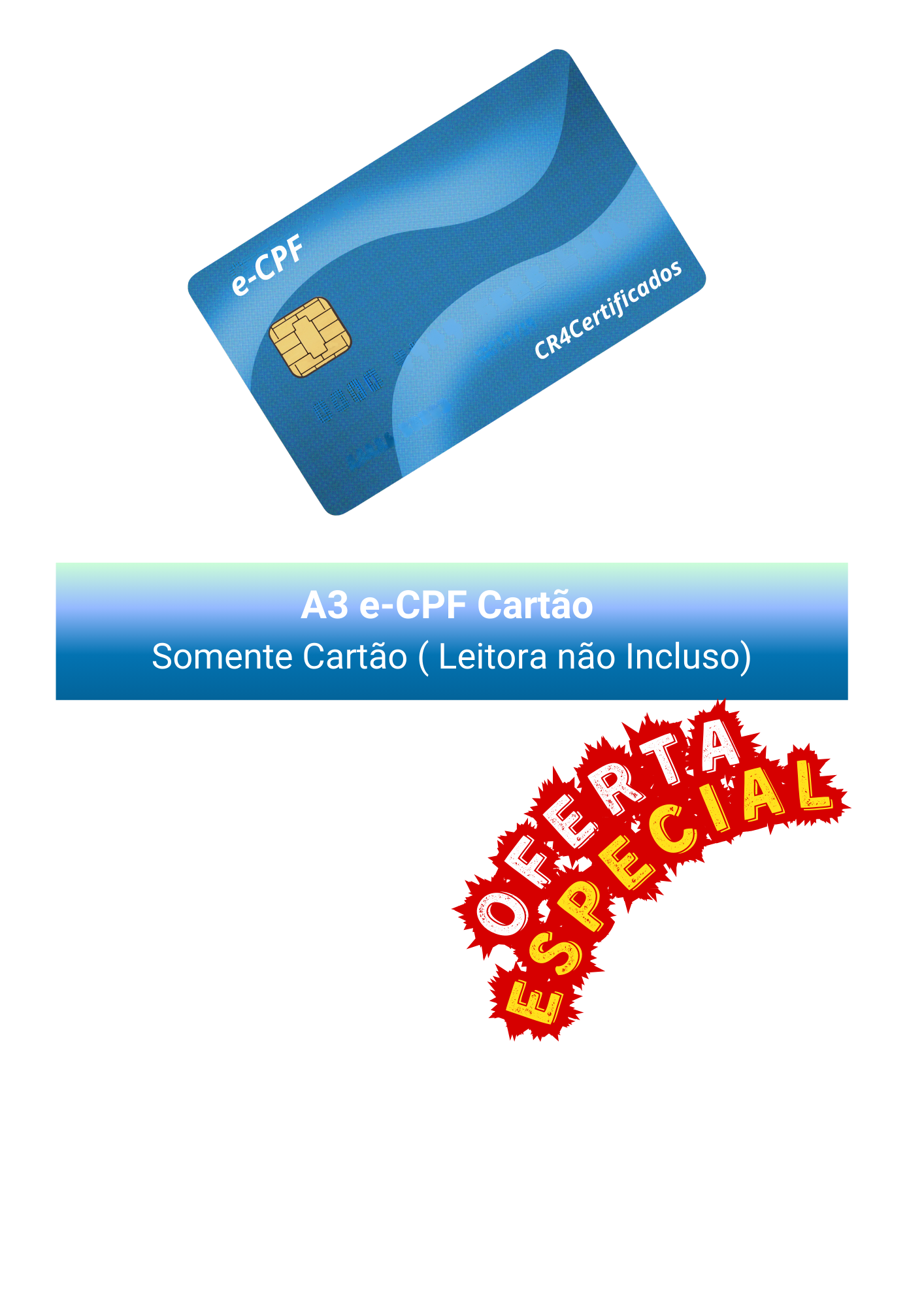 Cartão A3 e-CPF